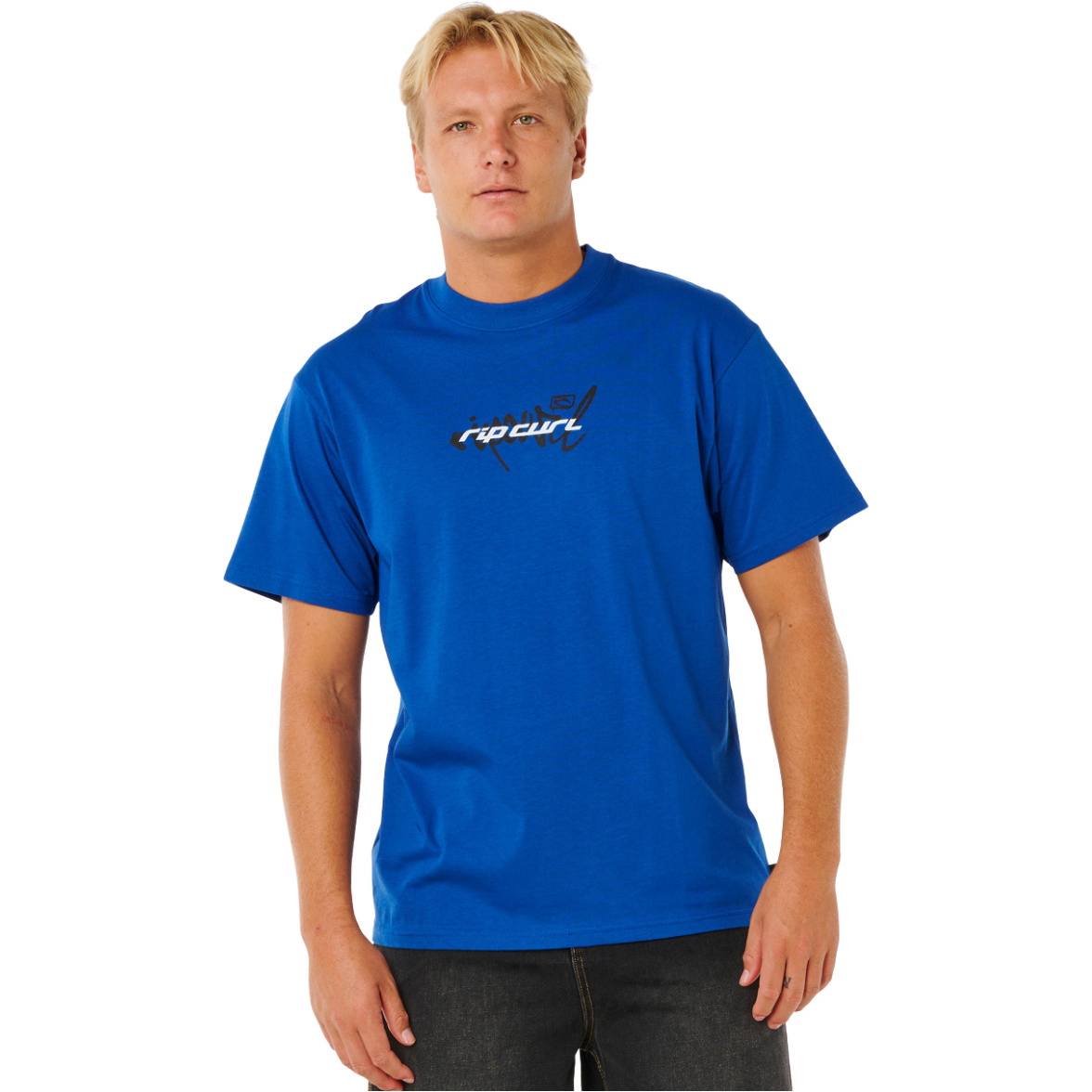 2026 Rip Curl Männer Inner Visions Blast Over Tee 0XNMTE - Electric Cobalt
